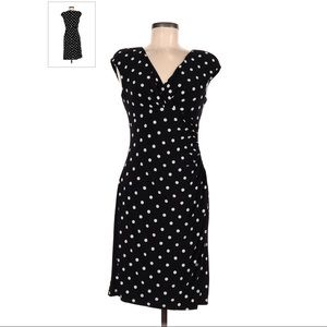 Lauren by Ralph Lauren casual polka dot dress